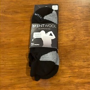 Kentwool Low Profile Golf Socks Mens XL shoe size 12-15 new black Made in USA